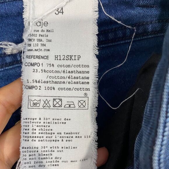 Maje Mid Rise Skinny Jeans - Picture 6 of 7